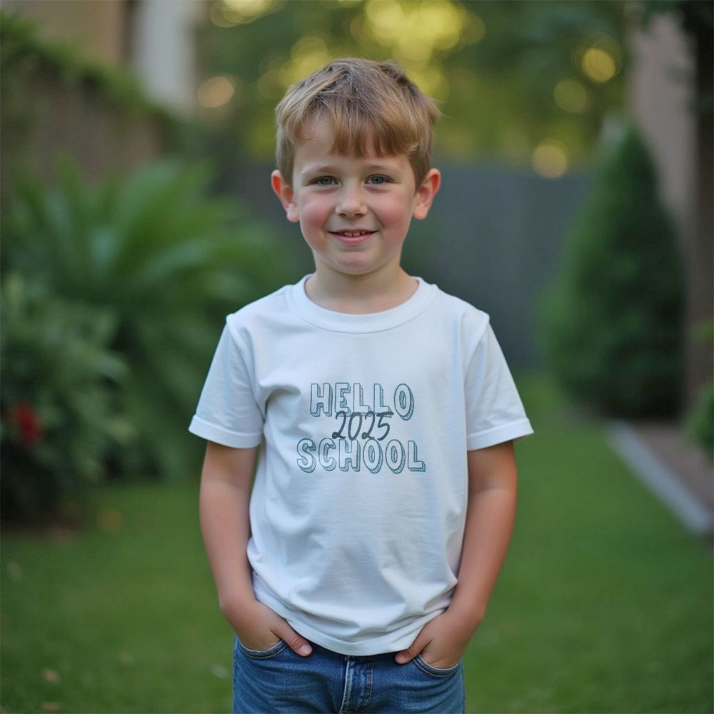 Personalised Kids T-Shirt – Back to School