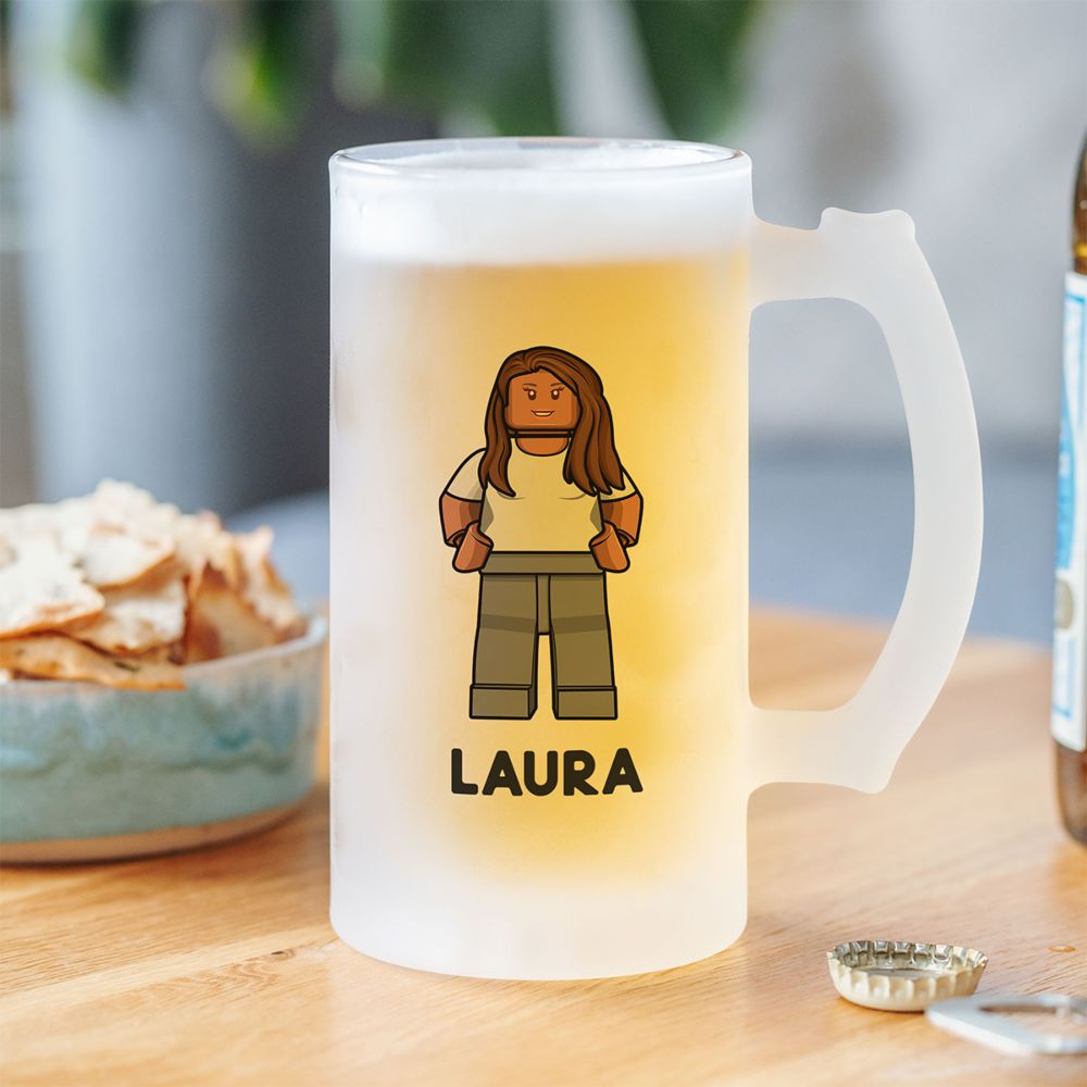 Personalised Beer Mug With Character