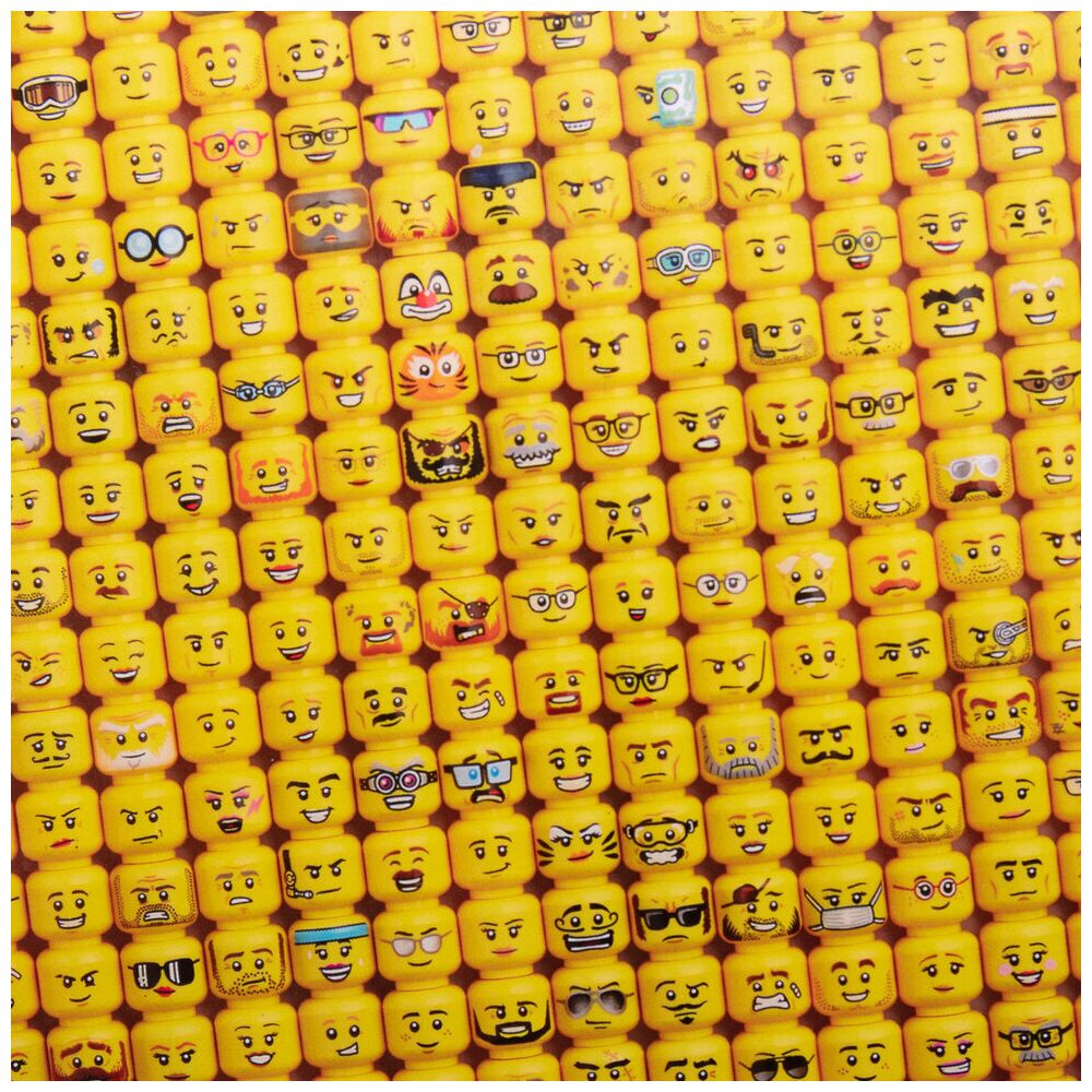 Lego Minifigure Faces 1000 Piece Puzzle