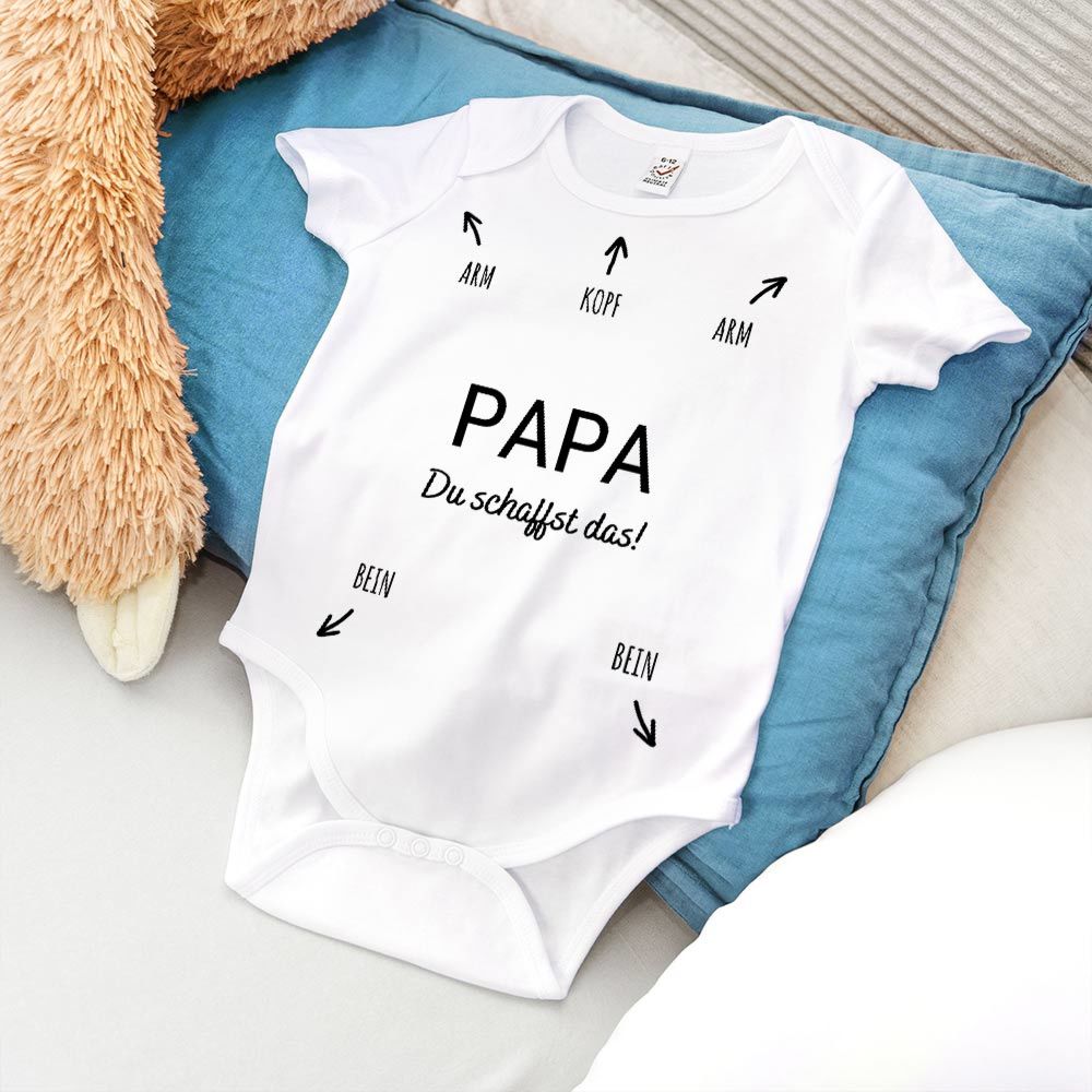 Personalised Babygrow with Instructions