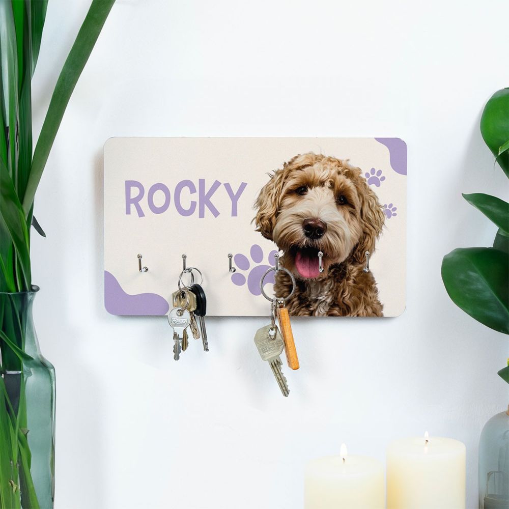 Personalised Key Hanger with Pet