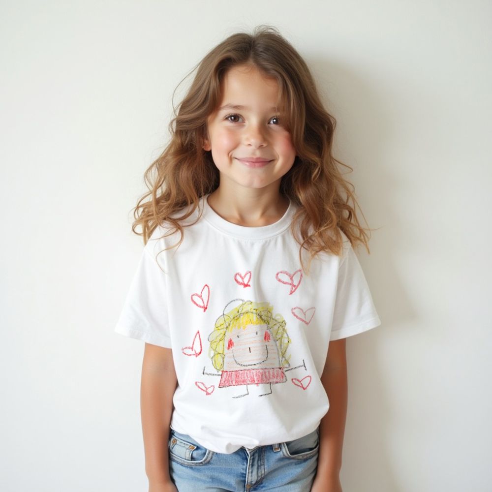 Personalised Kids’ T-Shirt with Your Drawing