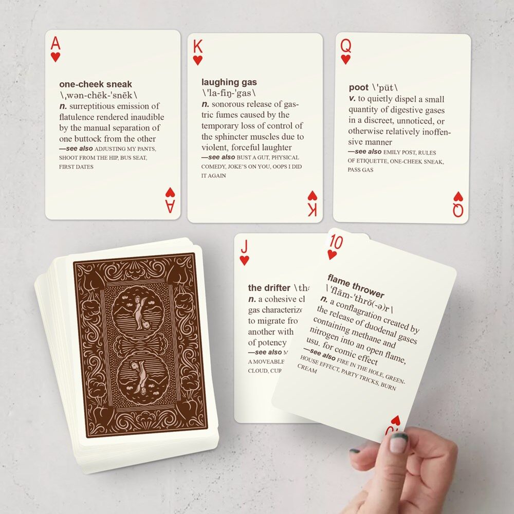 52 Farts Playing Cards
