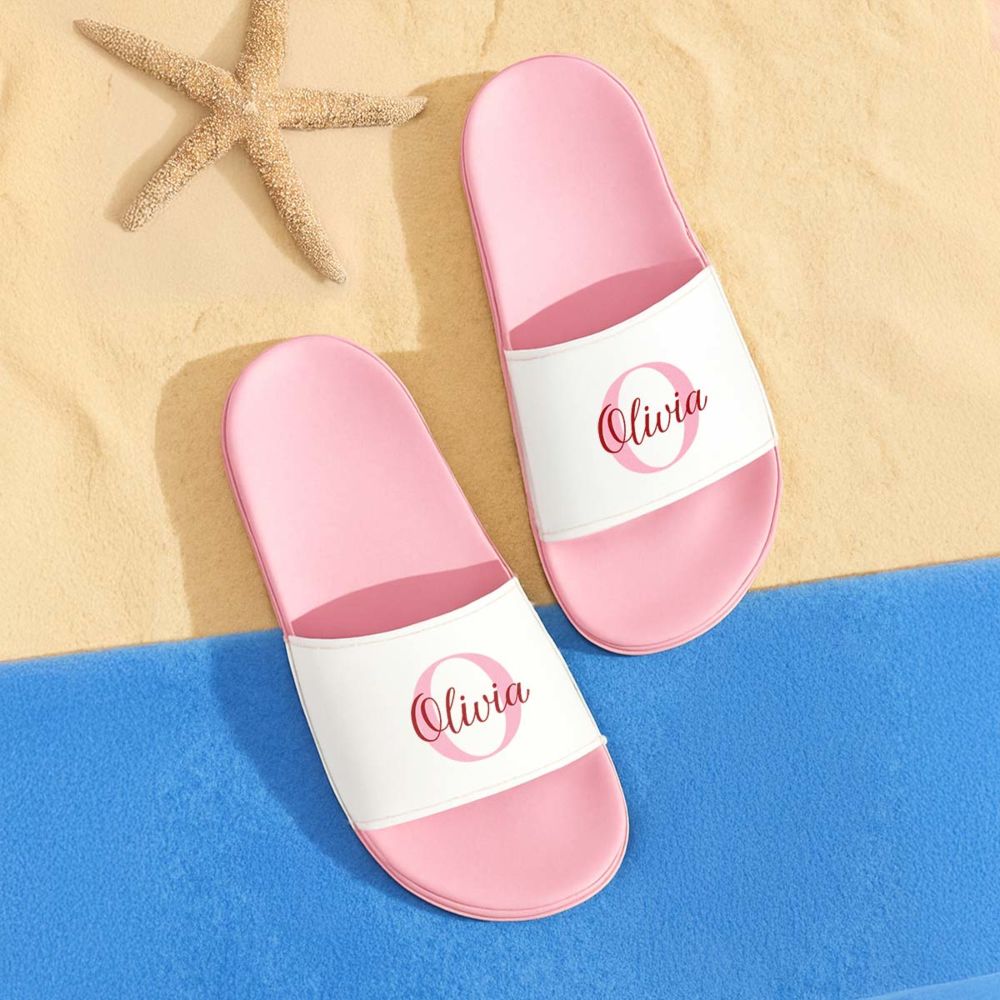 Personalised Sliders with Monogram