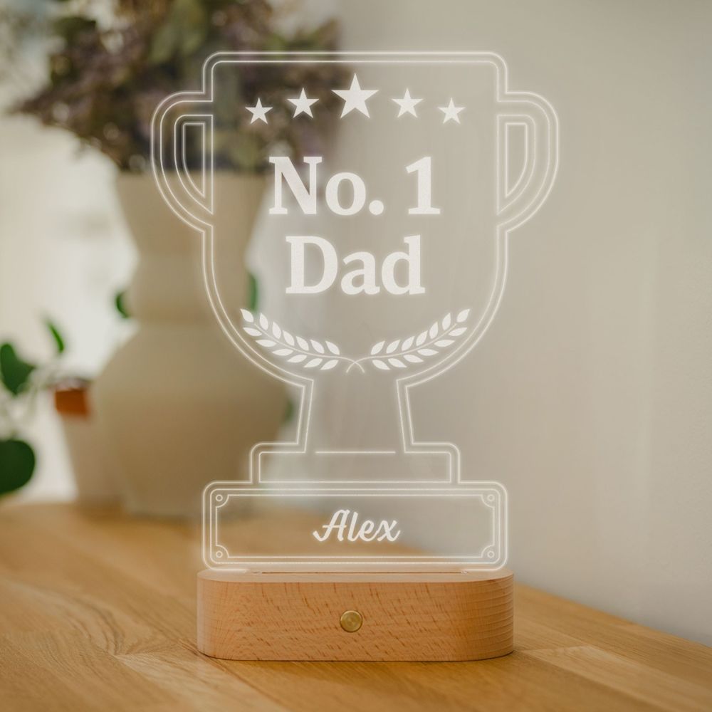 Personalised Trophy LED Lamp