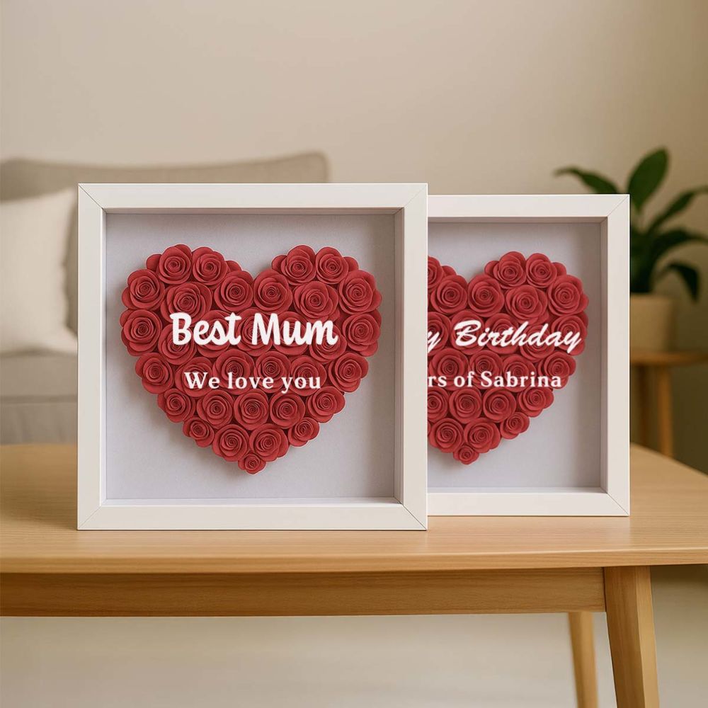 Personalised Rose Box with Text