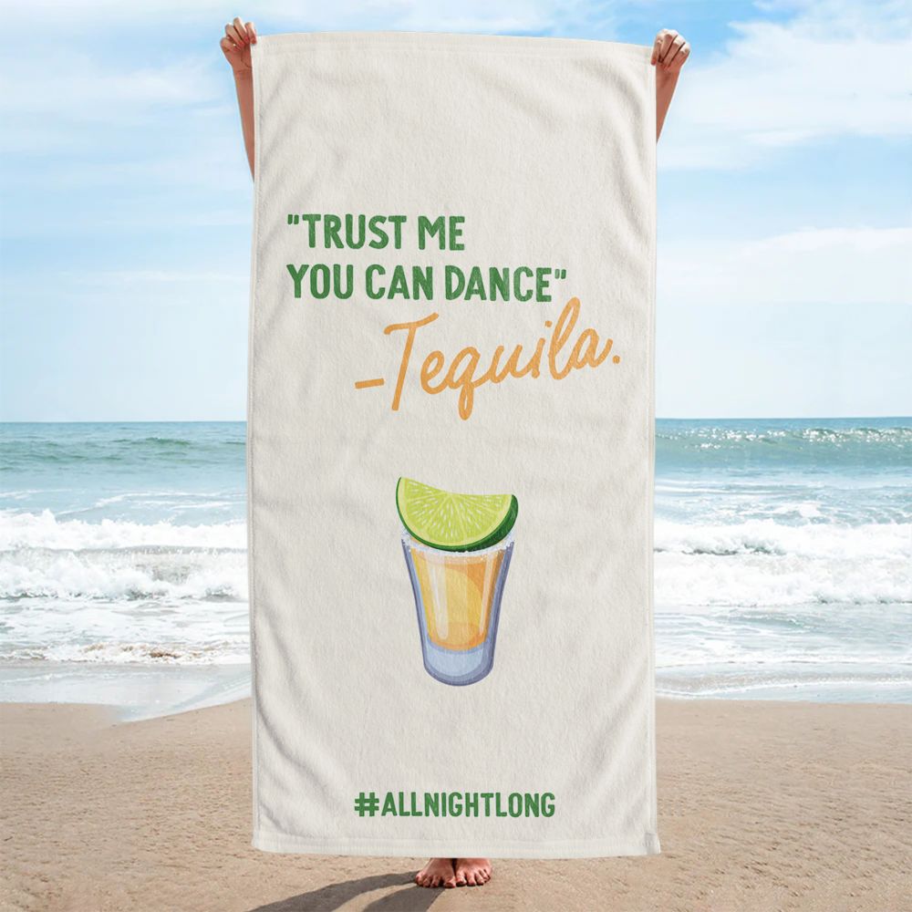 Cocktail Quotes Towel
