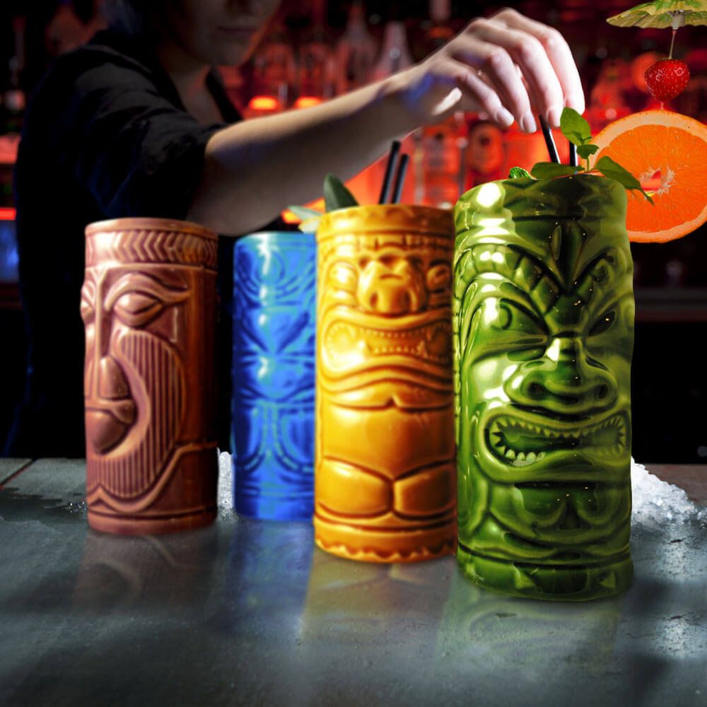 Tiki Mug Set
