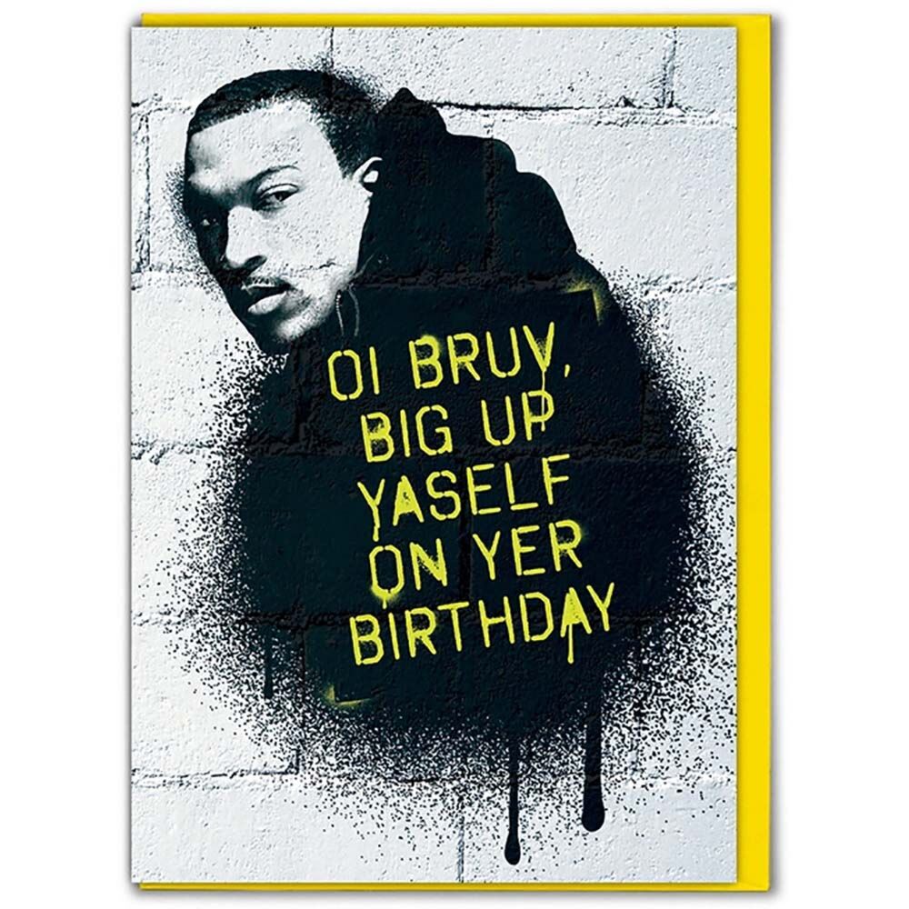 Big Up Yaself Birthday Card