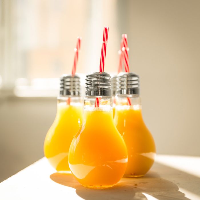 Set of 4 Light Bulb Glasses
