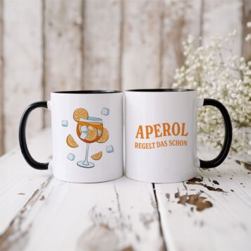 Personalisierbare Aperol Tasse mit Text - Design