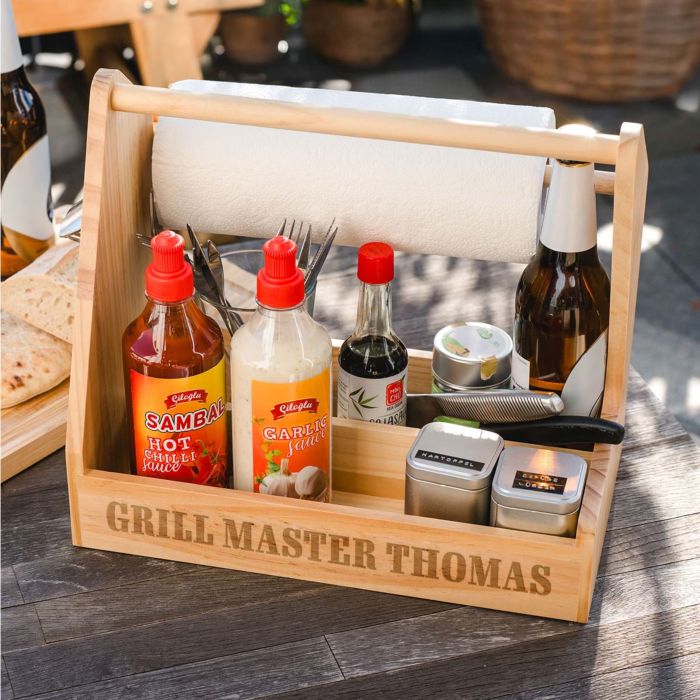 Personalised Grill Caddy