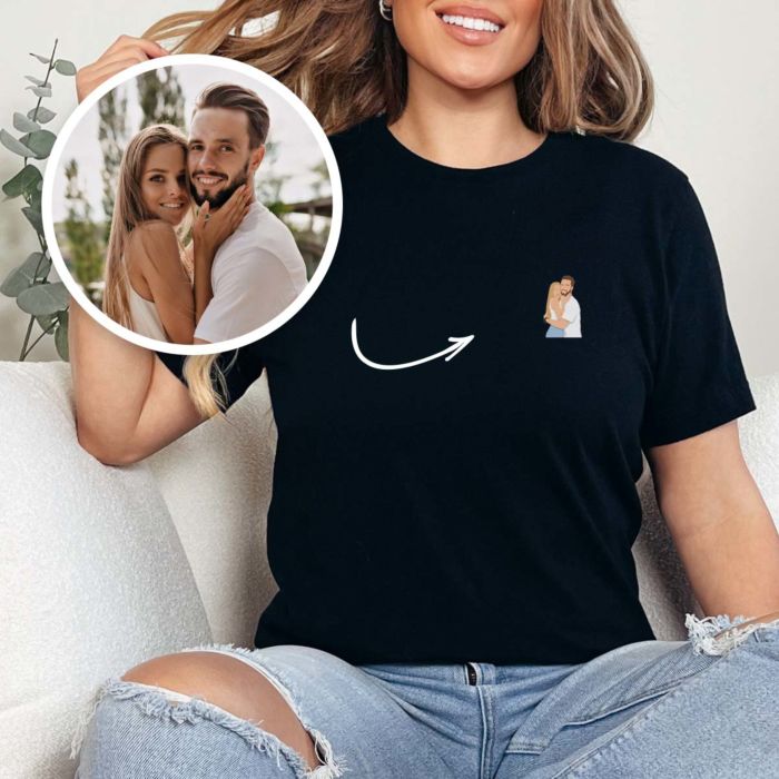 Personalised T-Shirt with Small Illustration