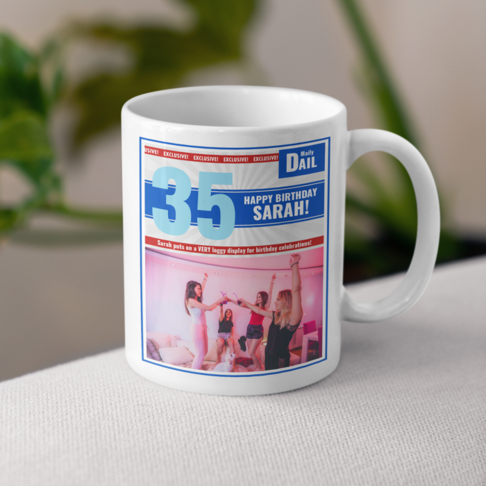 Personalised News Headline Mug